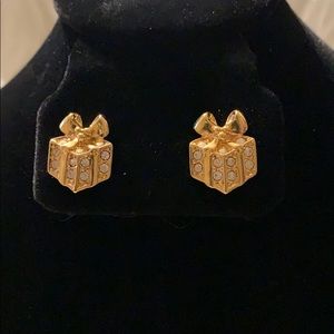 Avon Gold with crystals Gift boxes earings